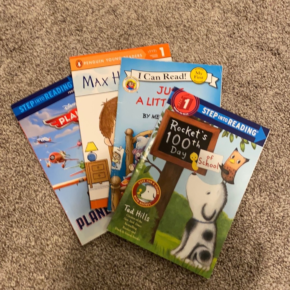 Kids earlier reader level 1 books